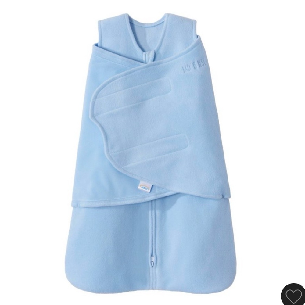 Halo Baby Fleece Sleepsack Swaddle in Light Blue Newborn